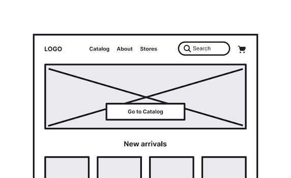 Wireframe example
